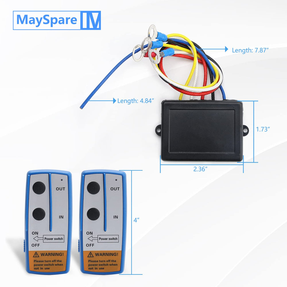 MaySpare handset beside a hand for size comparison and comfortable ergonomic fit