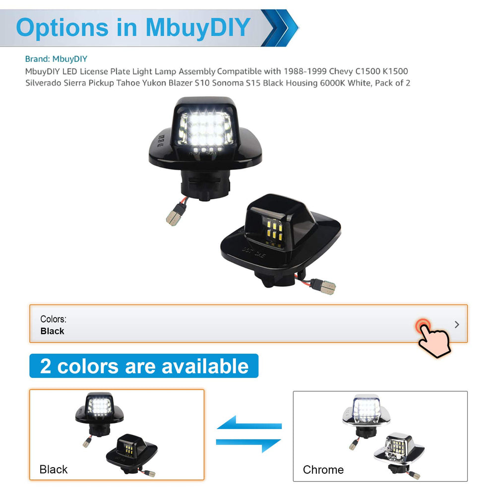 MbuyDIY clear lens and black housing close-up displaying durable finish