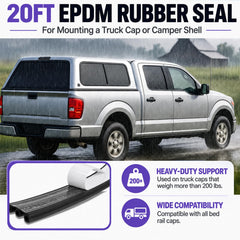 MCCKLE installed on a truck bed rail reducing rattles and sealing gaps