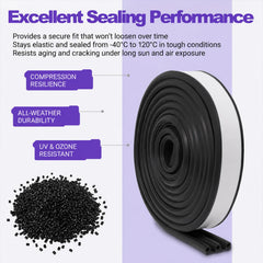 MCCKLE trimmed 20FT length cut-to-fit for easy custom installation