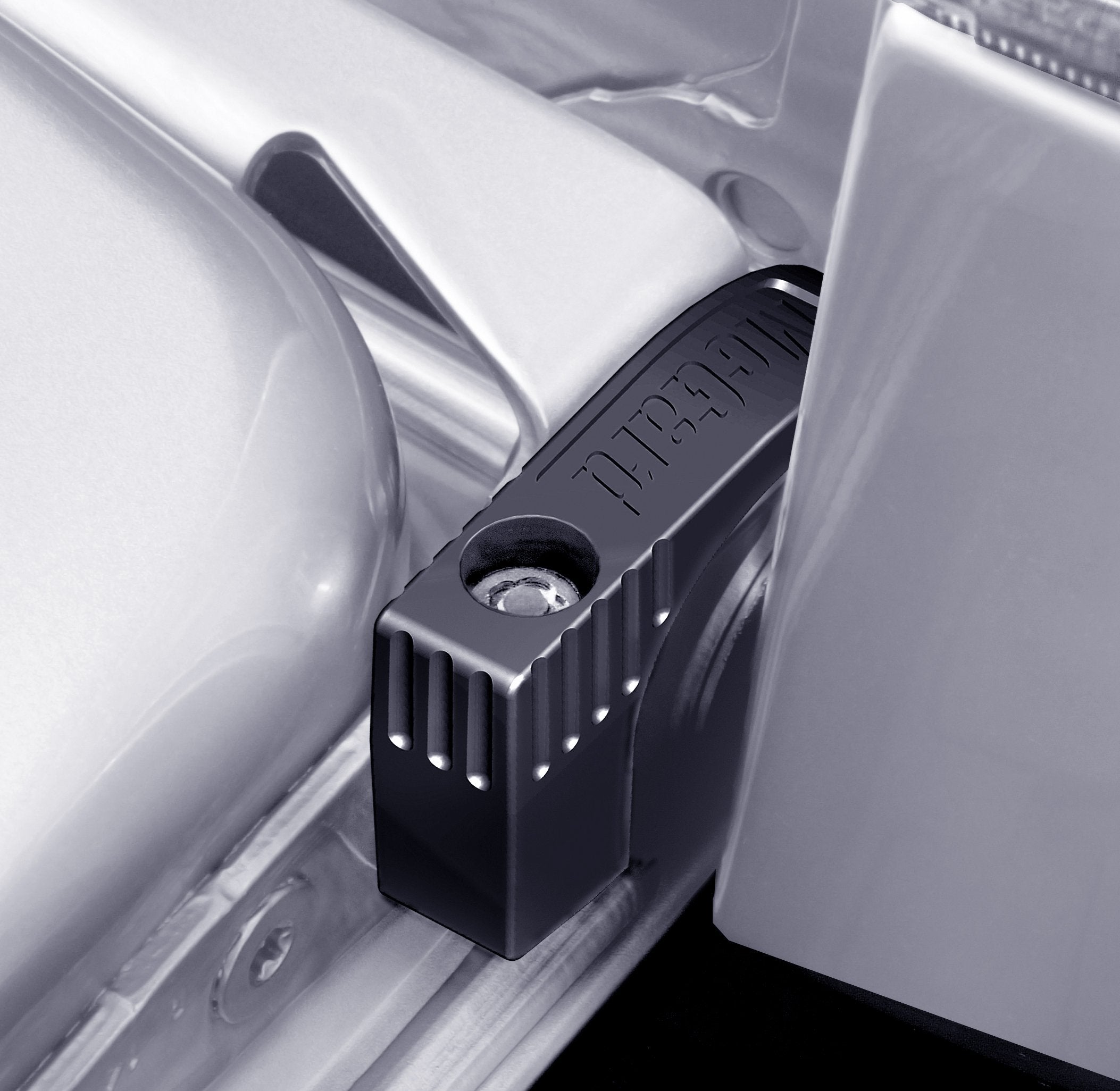 McGard tailgate lock installed on pickup in use demonstrating theft deterrent