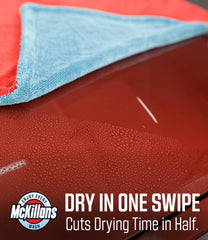 McKillans close-up twisted-loop microfibre texture offering superior absorption