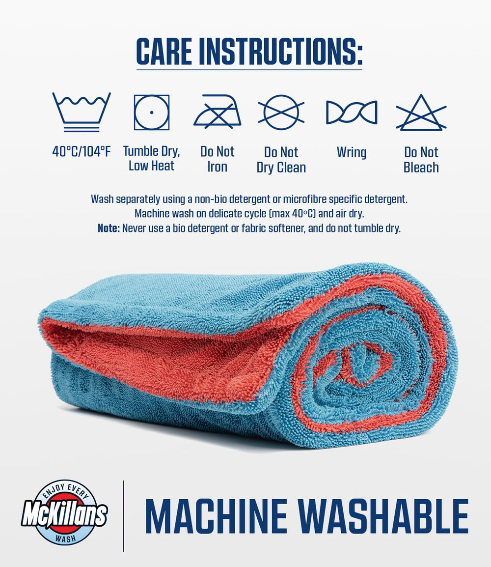 McKillans towel neatly stored showing long-lasting care and preserved softness benefit