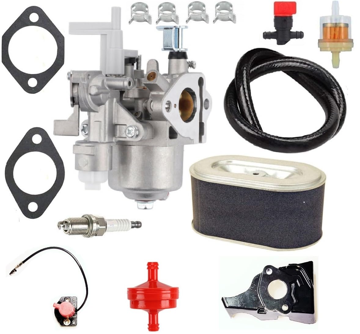 MDAIRC EX27 carburetor front view showing mounting and benefits quick replacement