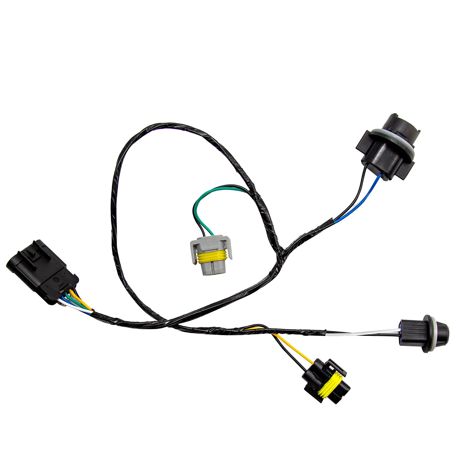 MDEOOSKY front view of harness showing full connector and benefit of correct fit