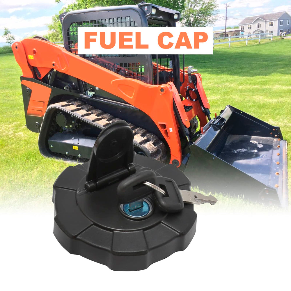 MDEOOSKY fuel cap next to ruler for accurate size comparison