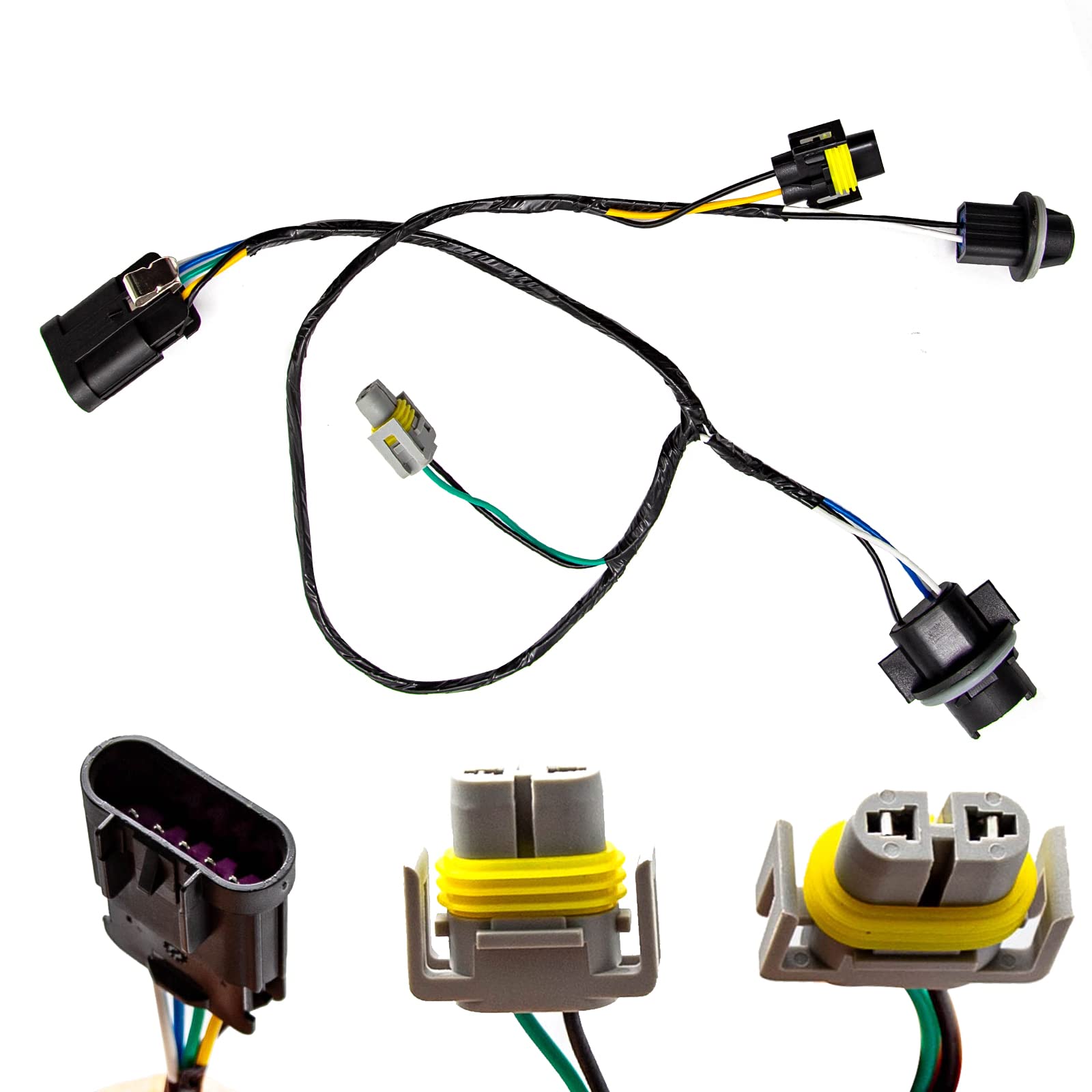 MDEOOSKY side profile of plug showing pin layout and reliable electrical contact benefit