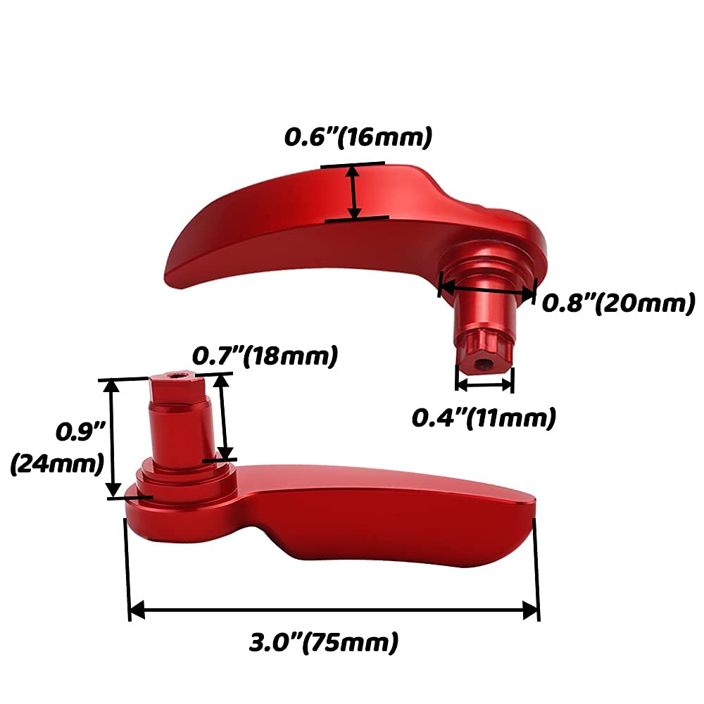 MDPROMCP glossy red finish reflecting light, maintains color and corrosion resistance