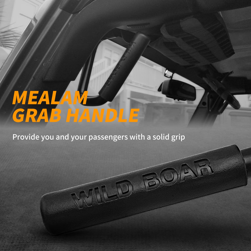 MEALAM close-up of rubber texture and aluminum core for secure non-slip grip