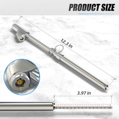 MEANLIN MEASURE close-up of dual head showing versatile valve access