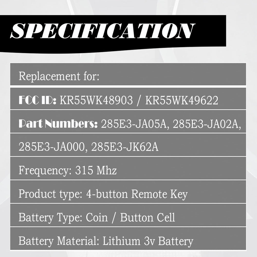 MechanMagic rear label showing FCC ID for quick compatibility verification and confidence