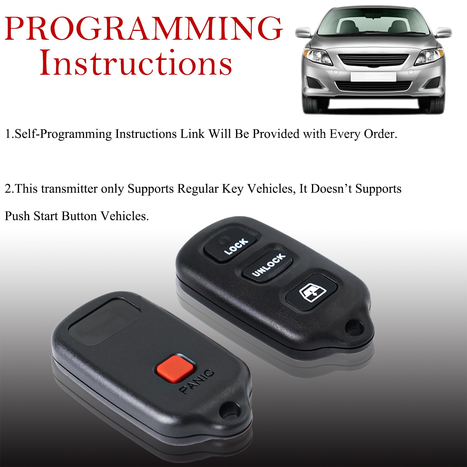 MechanMagic battery preinstalled inside remote for immediate programming benefit