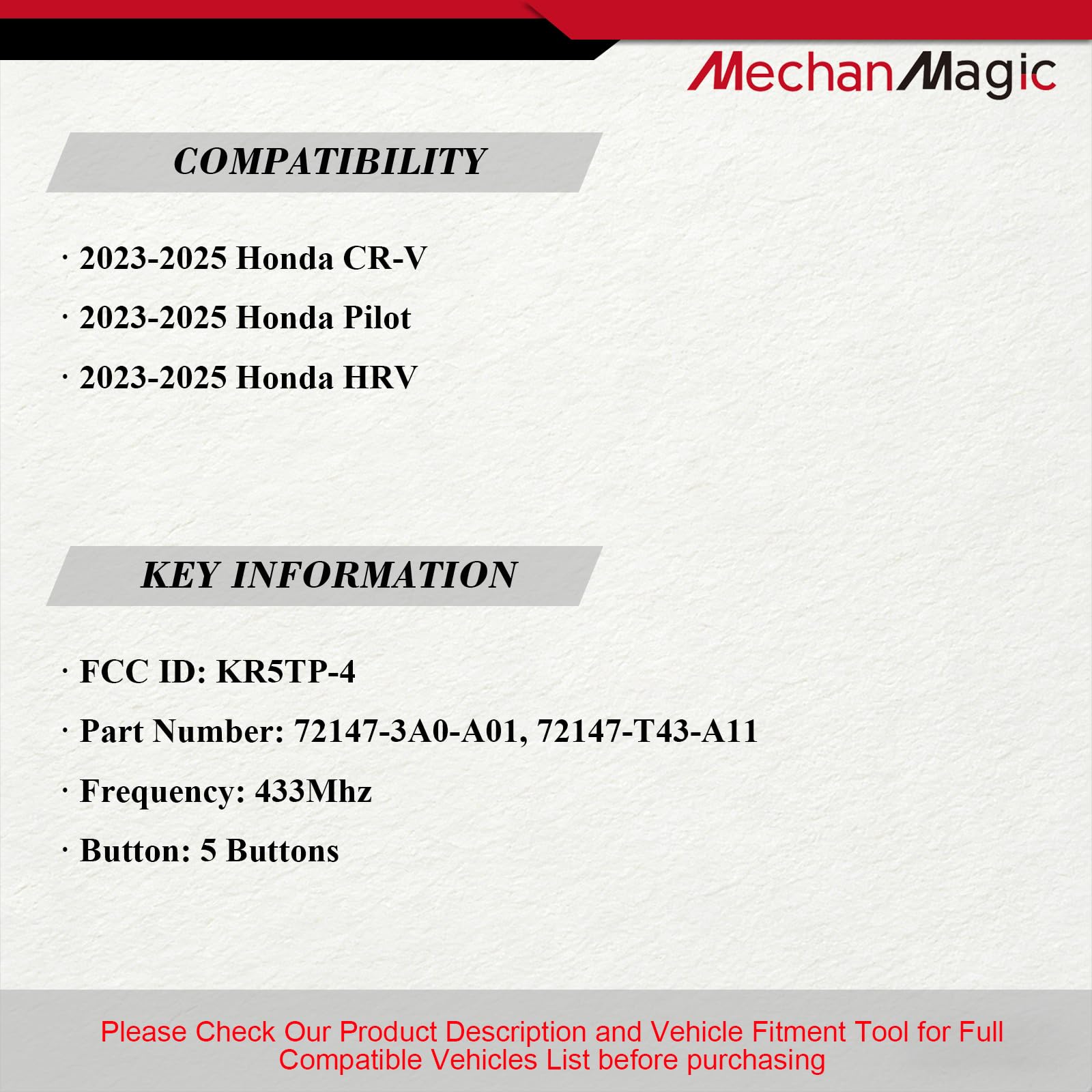 MechanMagic closeup of button layout revealing clear icons for easy use