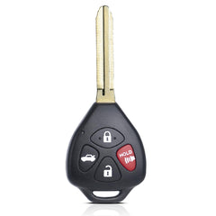 MechanMagic front view of Toyota key fob replacement showing buttons and brand benefit