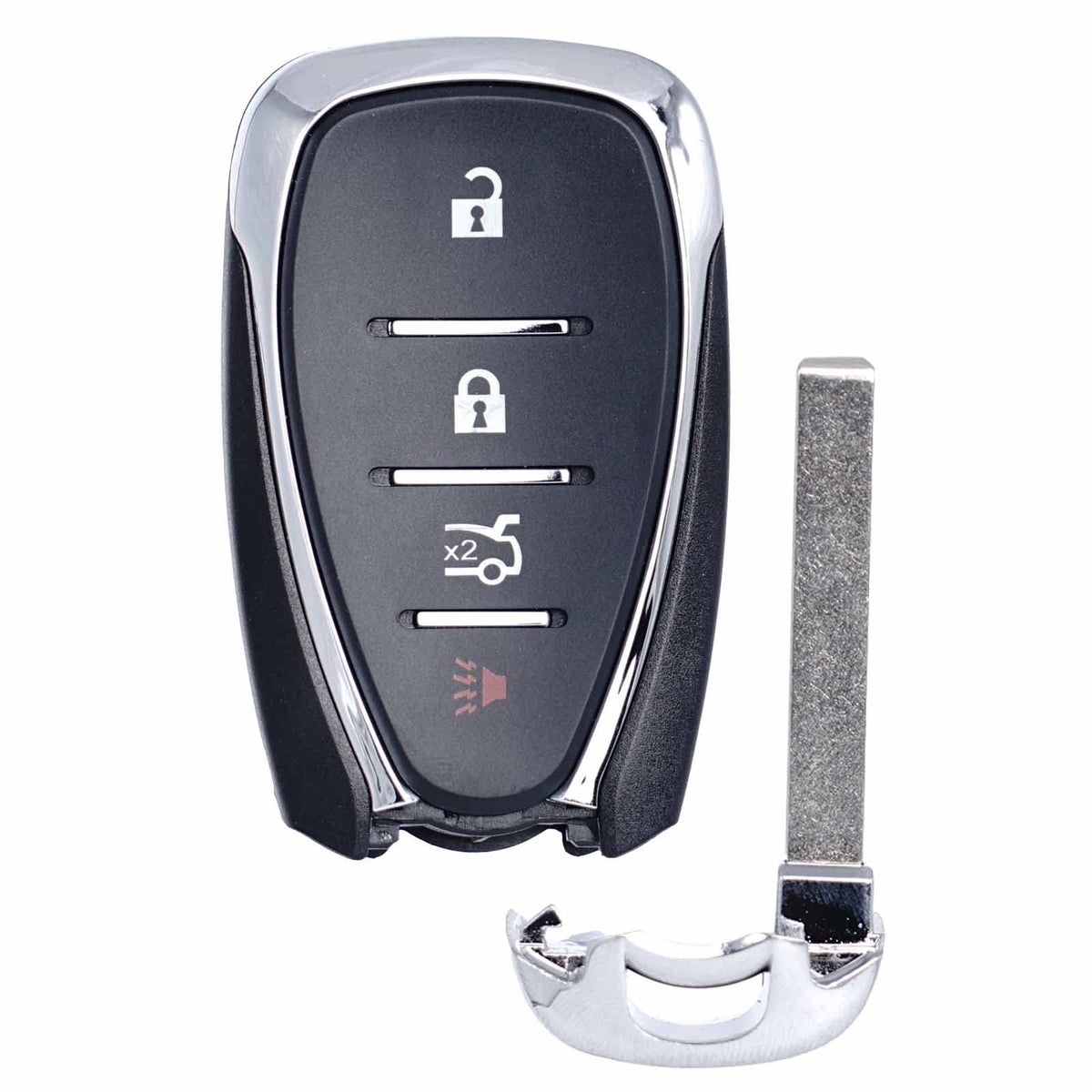 MechanMagic front view of key fob showing buttons and ergonomic shape for easy use