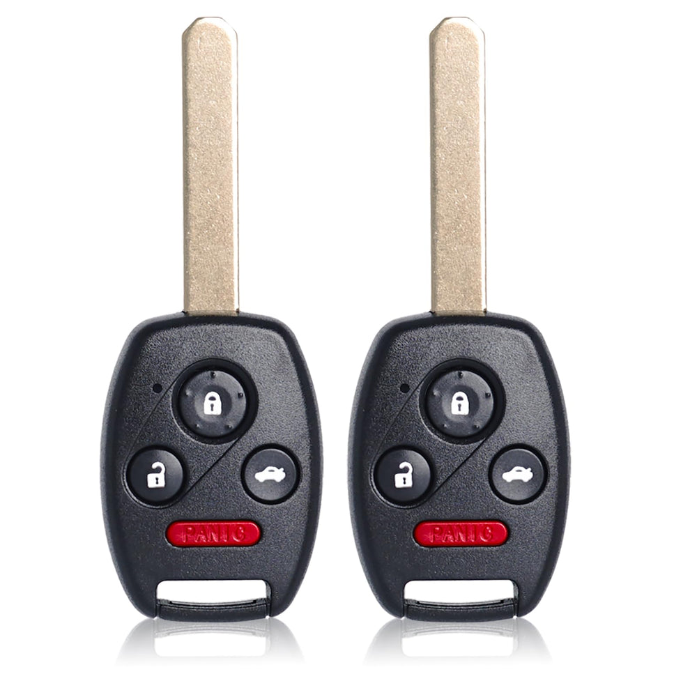 MechanMagic front view of two key fobs showing buttons and fit for easy replacement