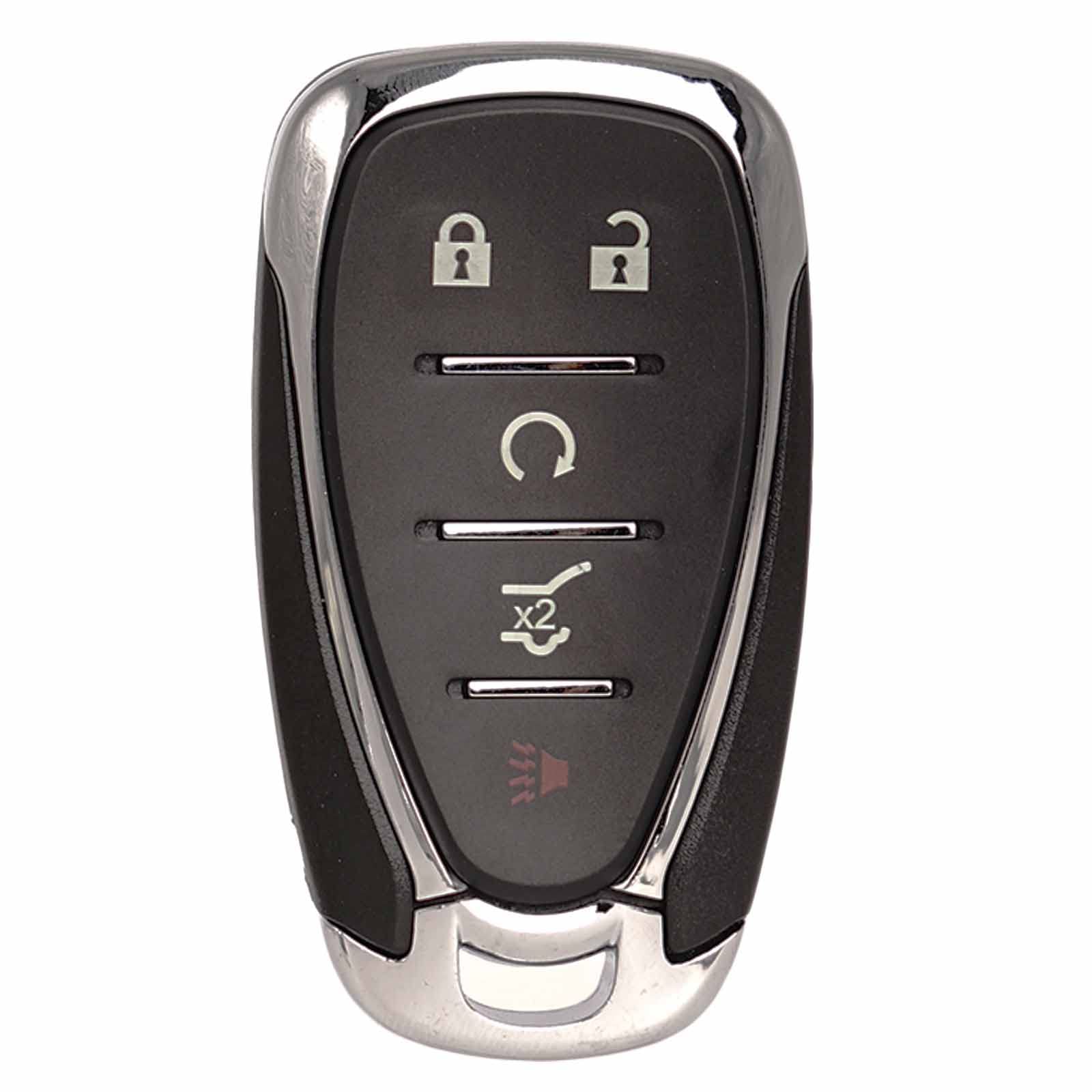 MechanMagic key fob front view showing button layout and clear labeling benefit