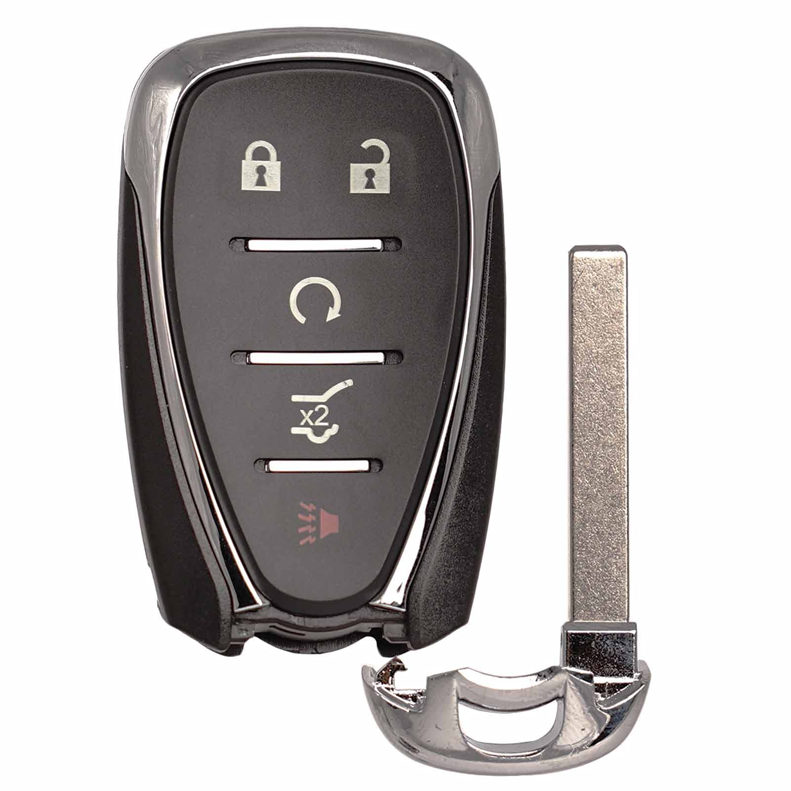 MechanMagic fob beside an OEM Chevy key showing direct-replacement fitment