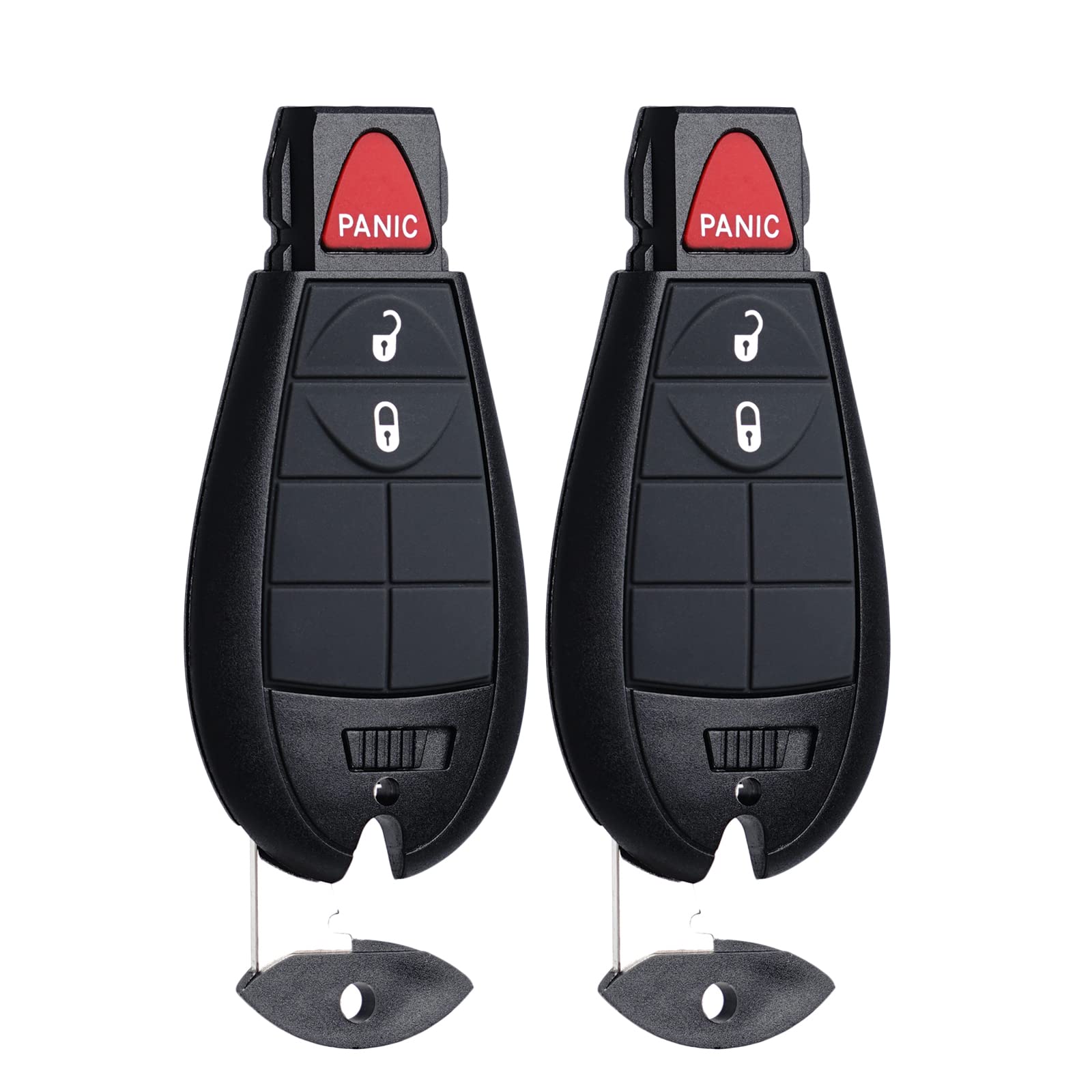 MechanMagic key fob near Dodge Ram tailgate illustrating vehicle compatibility and convenience