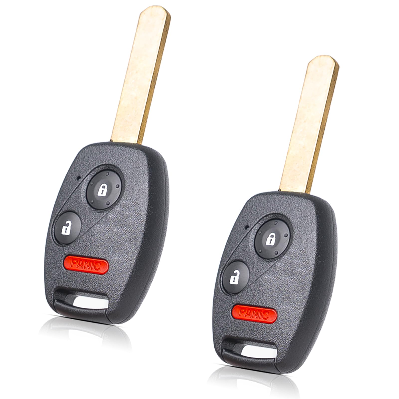 MechanMagic front view of remote fob showing three buttons and clear layout benefit