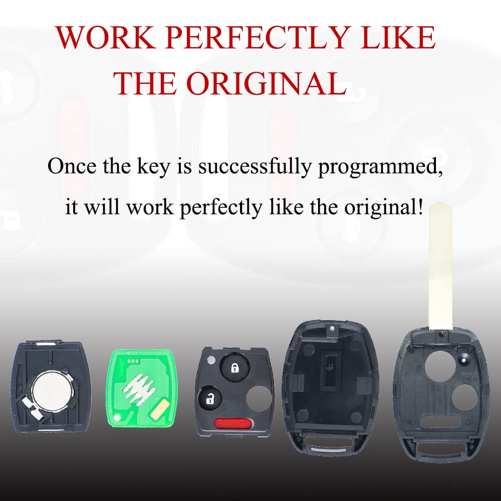 MechanMagic open fob with battery visible highlighting included battery convenience