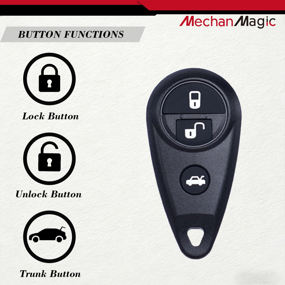 MechanMagic beside vehicle key for scale so buyers know correct size