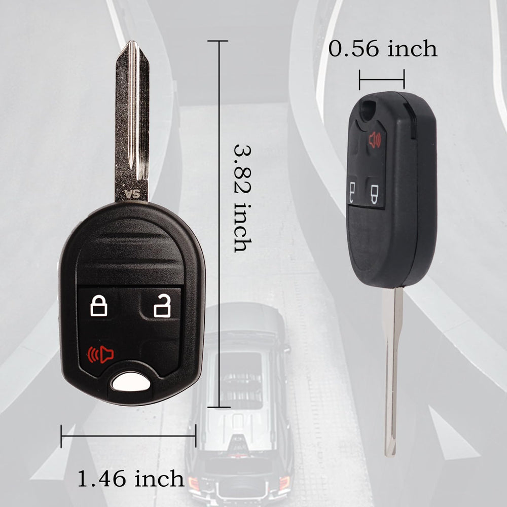 MechanMagic fob beside standard keys showing compact size for pocket convenience