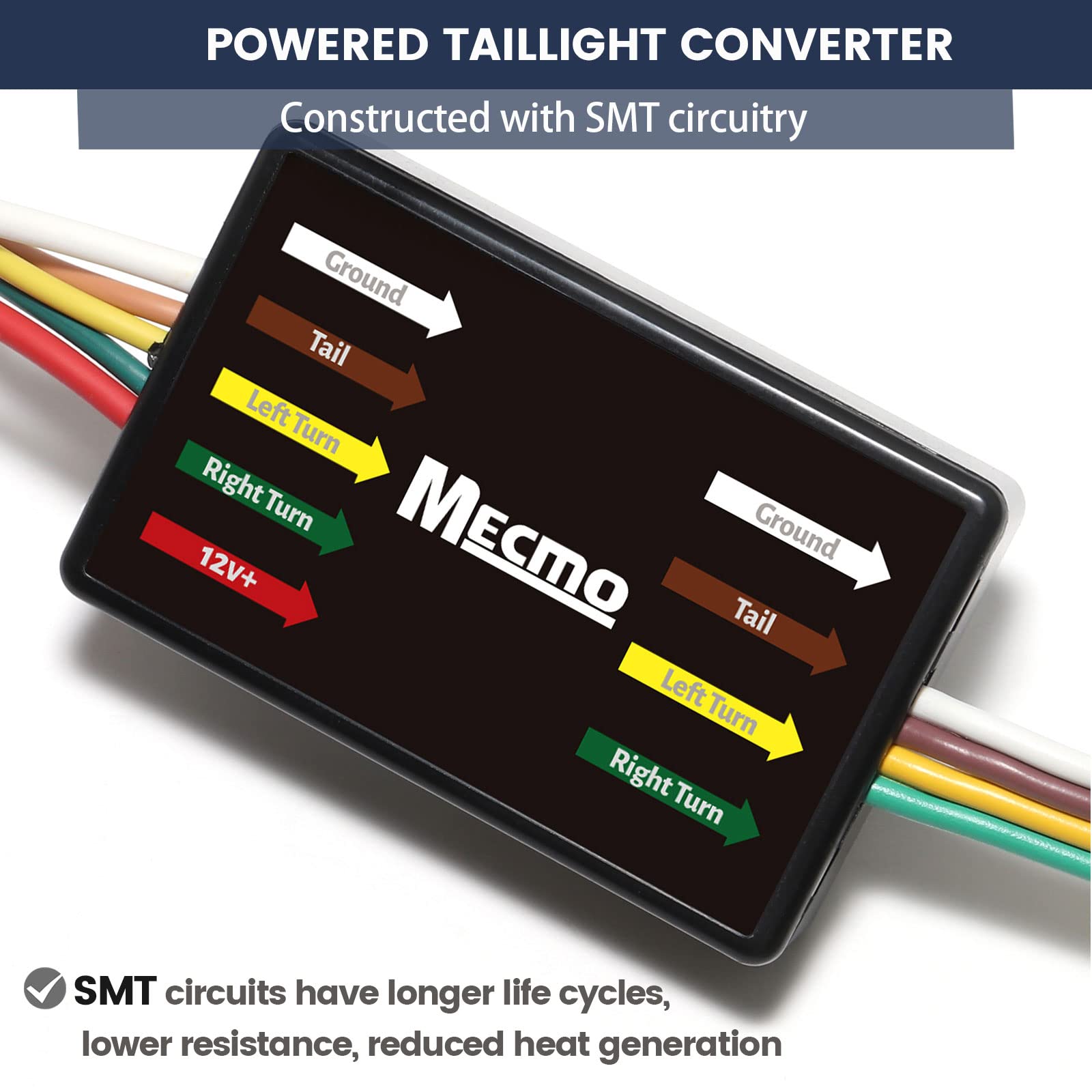 MECMO connector mounted in RAV4 cargo area ready to plug into vehicle wiring