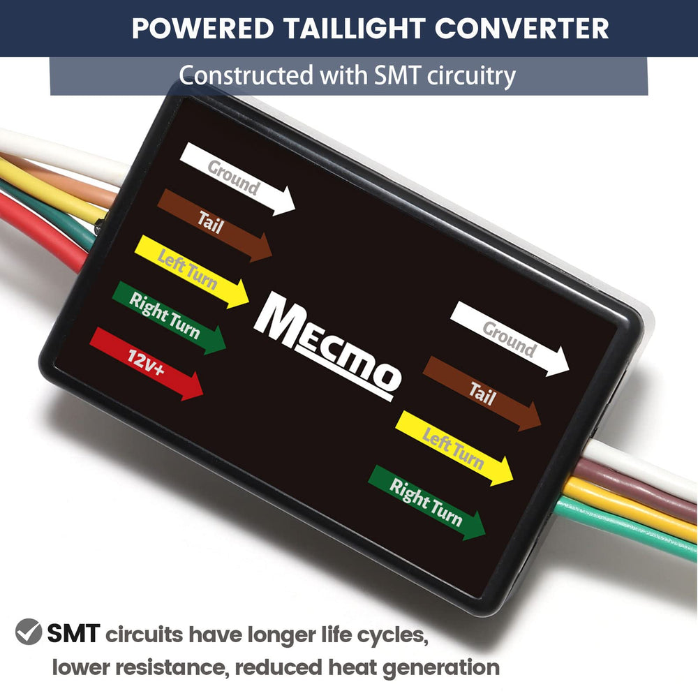 MECMO connector mounted in RAV4 cargo area ready to plug into vehicle wiring
