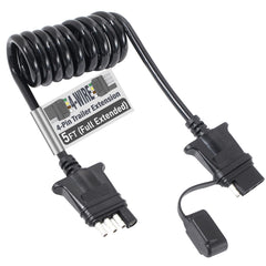 MECMO front view of 4-pin flat connector showing easy plug-in benefit