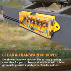 MECMO grommet inlet side demonstrating protected cable entry and water resistance