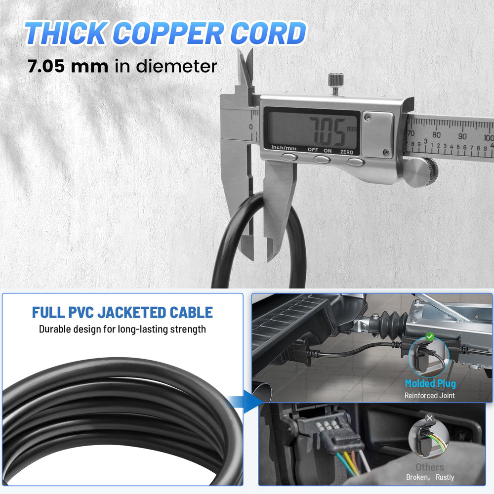 MECMO harness in use on trailer illustrating easy connection