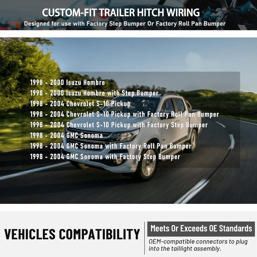 MECMO installed harness near vehicle hitch demonstrating convenient trailer access