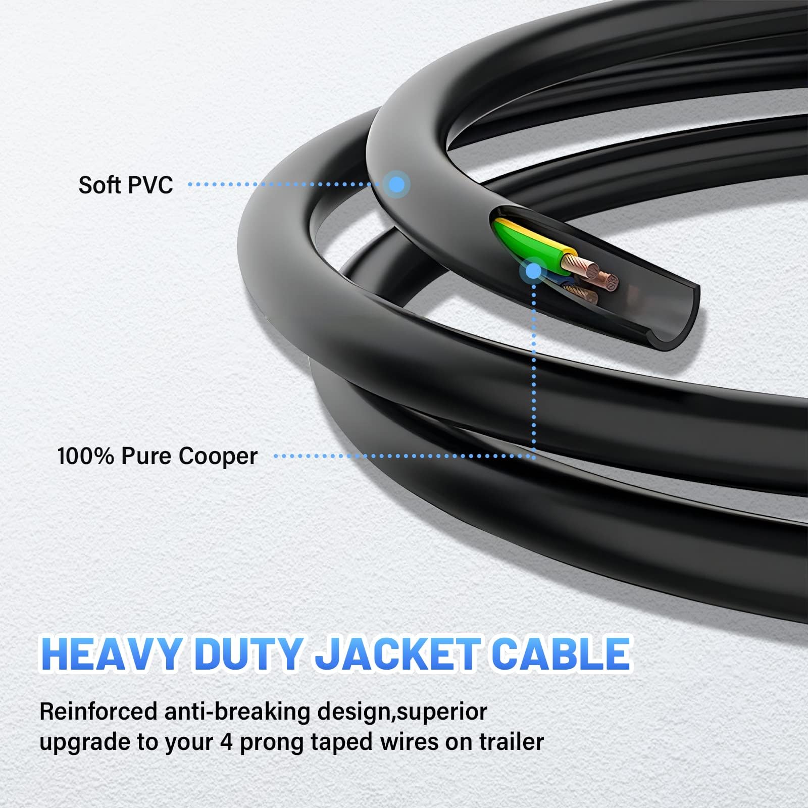 MECMO reinforced joint and molded handle for durable strain relief