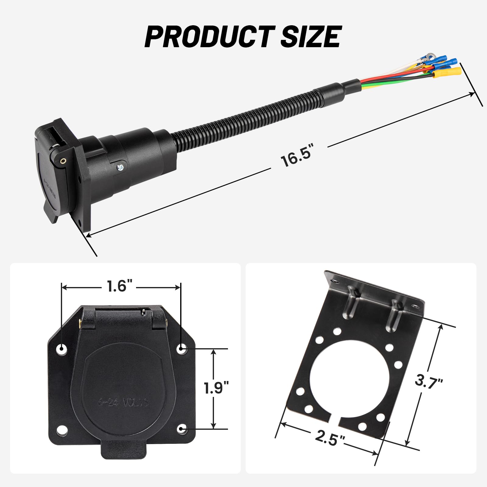MECMO scale comparison with ruler showing compact size for bumper mounting
