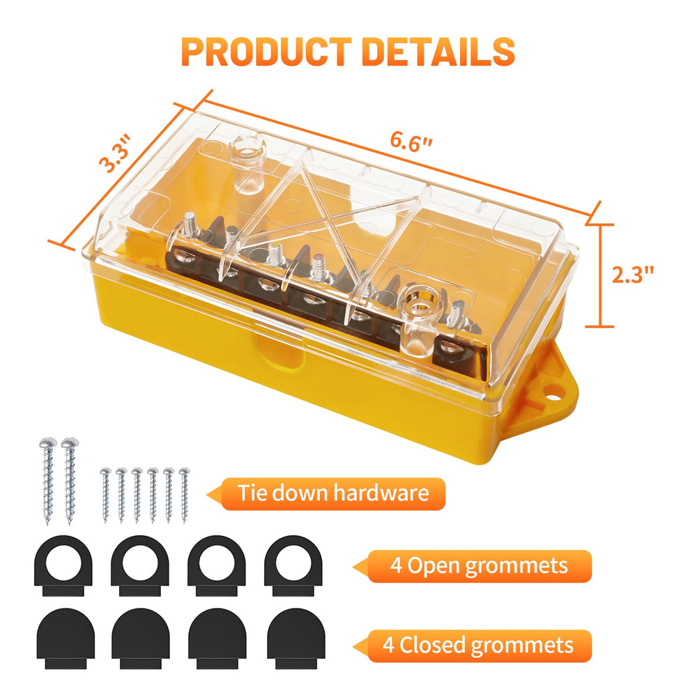MECMO labeled terminal block visible for accurate wiring and fast identification