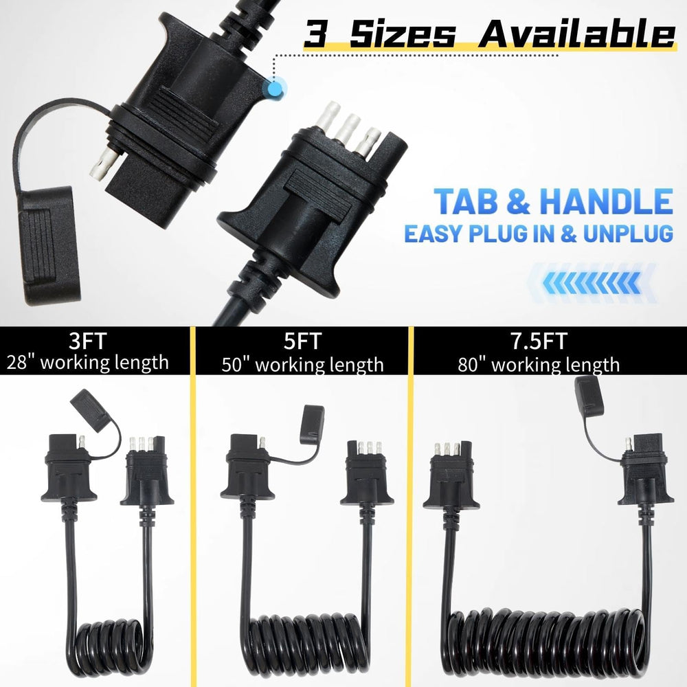 MECMO trailer-side plugged in showing quick plug-and-play setup benefit