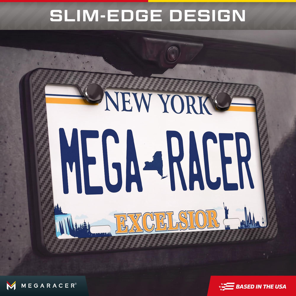Mega Racer close-up of carbon texture highlighting durable finish