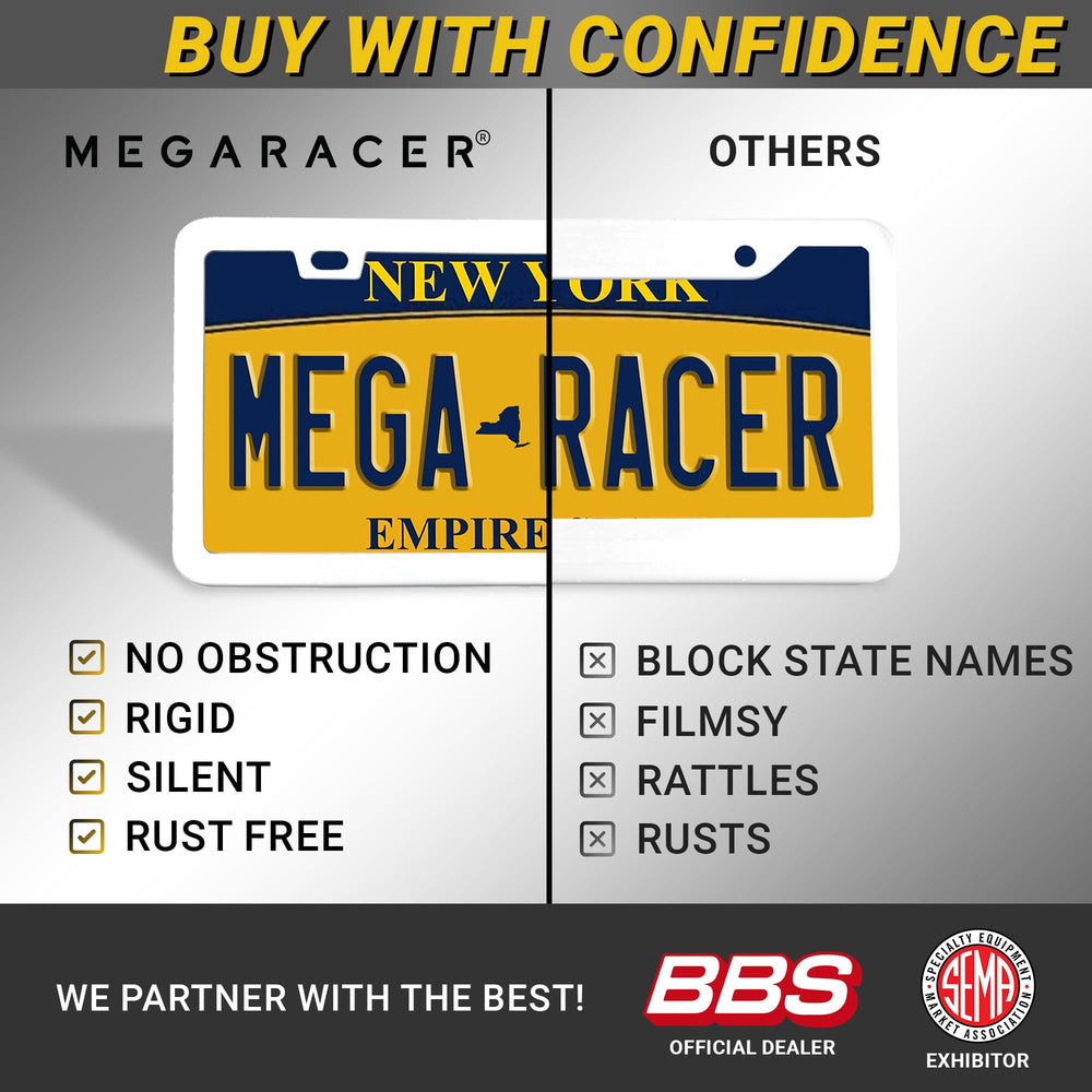 Mega Racer step-by-step installation showing fast, tool-minimal mounting process