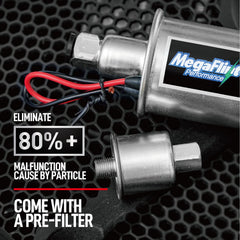 Megaflint installed in a boat engine bay improving fuel delivery reliability