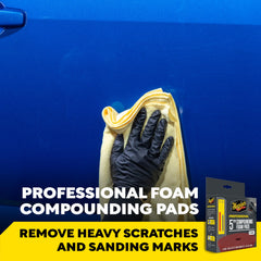 Meguiar's close-up of foam texture for consistent cutting and compound transfer