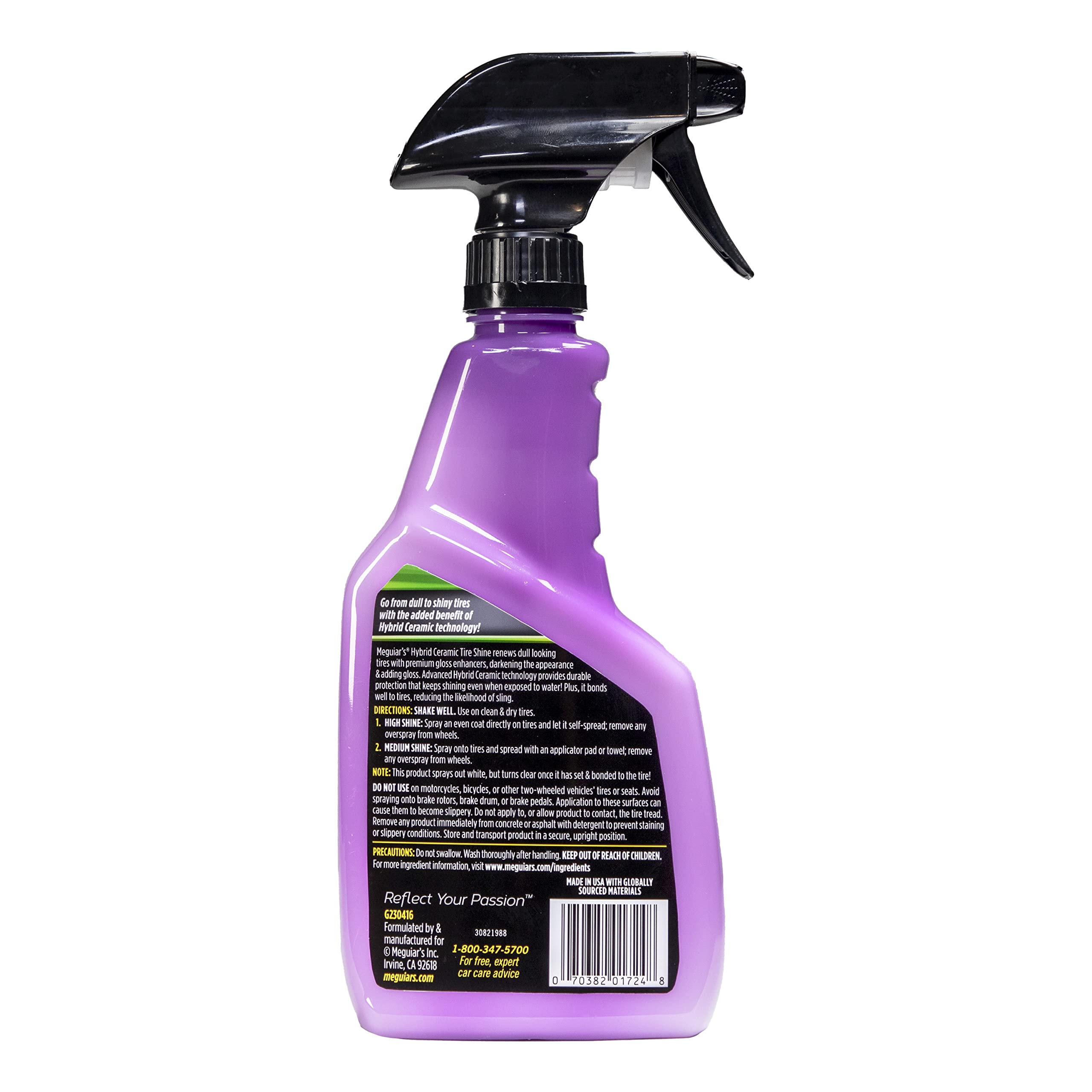 Meguiar's bottle staged with garage kit for convenient detailing setup