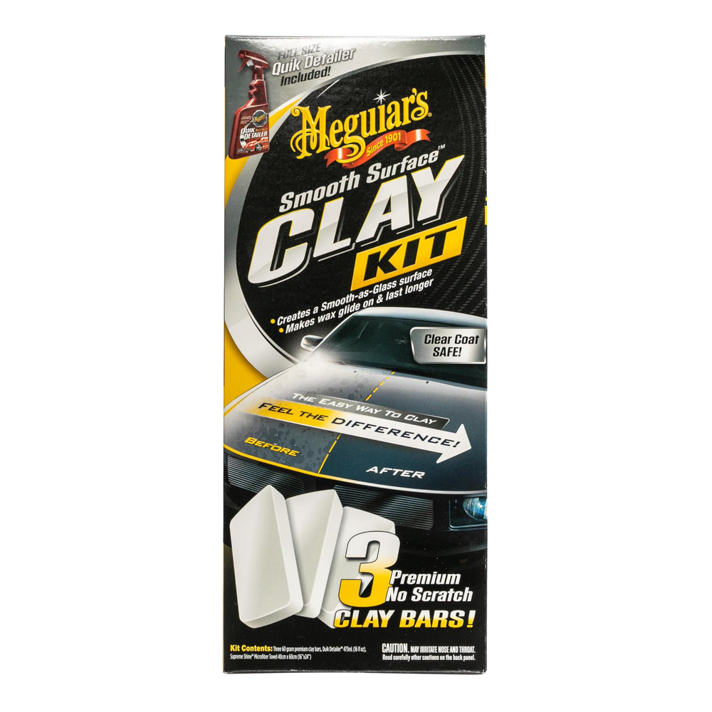 Meguiar's clay bar close-up showing soft texture for safe contaminant removal