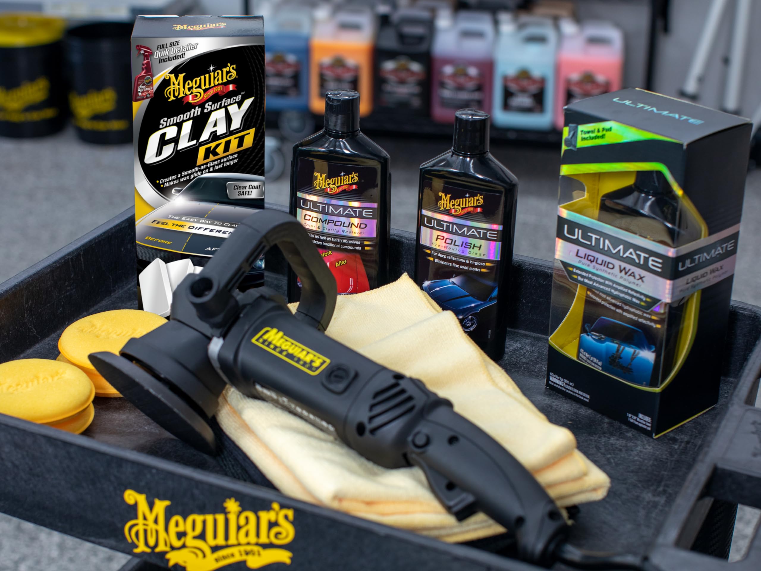 Meguiar's clay bar folding demonstration to expose a clean face for continued use