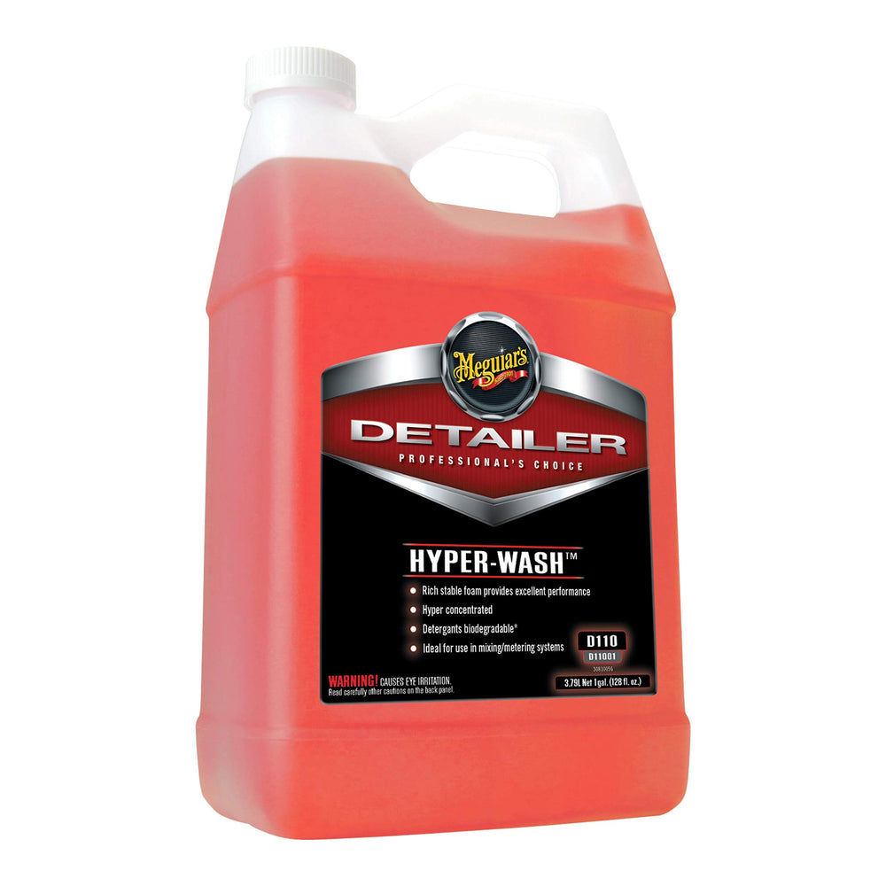 Meguiar's thick foam texture demonstrating fast dirt-lifting action and coverage