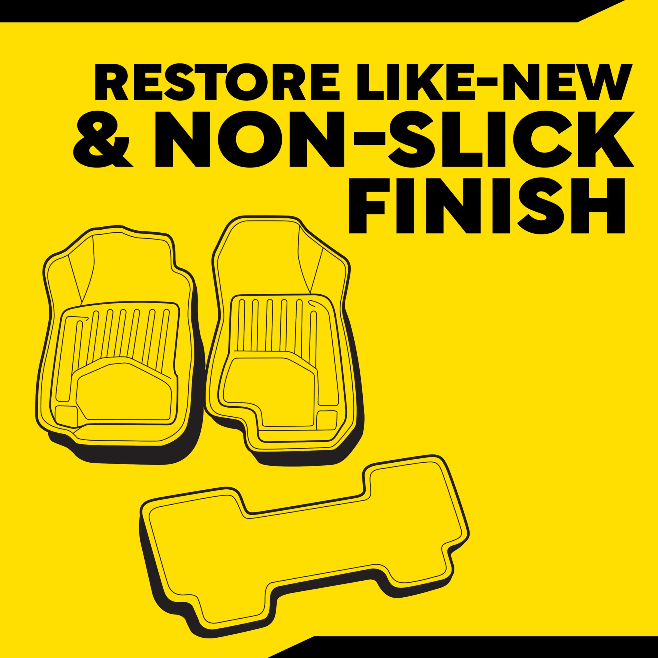 Meguiar's foaming floor mat cleaner bottle ready to spray for fast cleaning