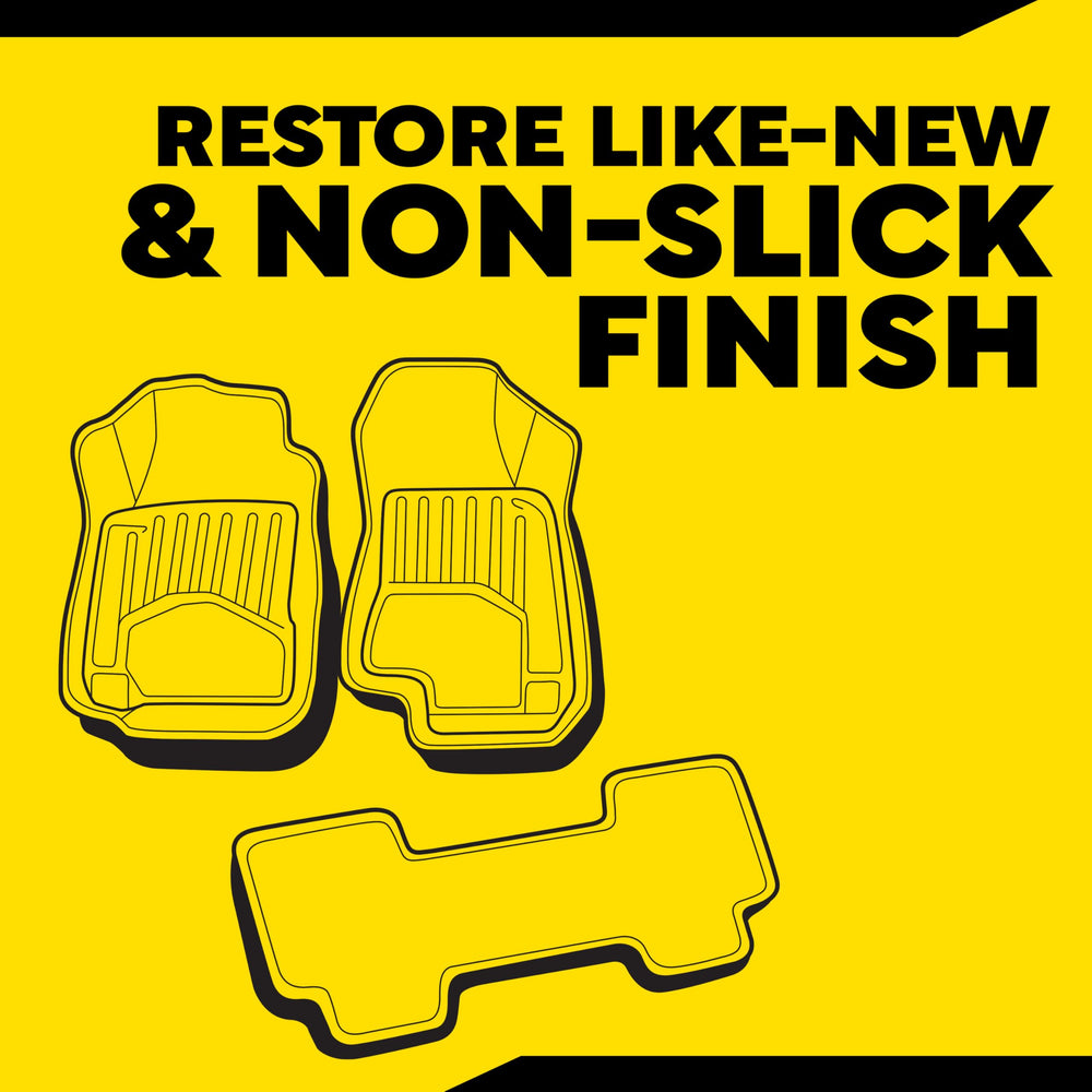 Meguiar's foaming floor mat cleaner bottle ready to spray for fast cleaning