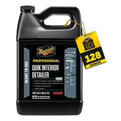 Meguiar's spray bottle front view showing easy-spray and quick cleanup benefit