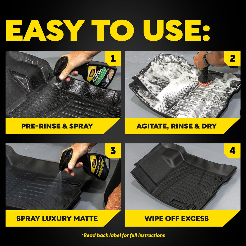 Meguiar's Gold Class matte protectant bottle providing UV-resistant finish