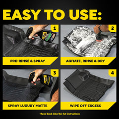 Meguiar's Gold Class matte protectant bottle providing UV-resistant finish